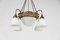 Jefferson Moonstone Glass Chandelier Lamp 10