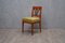 Austrian Biedermeier Walnut & Green Velvet Chairs, 1850, Set of 4 1