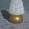 White and Gold Murano Art Glass Tree Sculpture, 1980 3