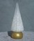 Escultura de árbol de cristal de Murano blanco y dorado, 1980, Imagen 8