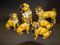 Porcelain Pug Figurines, Set of 6 38