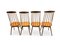Mid-Century Danish Blonde Wood Spindle Back Chairs, 1960s, Set of 4, Image 4