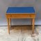 Bedside Tables with Blue Glass Top, Set of 2 6