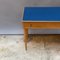 Bedside Tables with Blue Glass Top, Set of 2 7