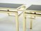 French Brass End Tables by Guy Lefevre for Maison Jansen, 1970s, Set of 2 6