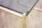 Vintage Brass & Smoked Glass Side Table 5