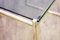 Vintage Brass & Smoked Glass Side Table, Image 5