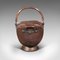 Antique English Copper Helmet Scuttle, 1850 6