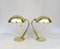 Lampes de Bureau en Laiton de Hillebrand Lighting, 1960s, Set de 2 2