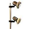 Gilt Chrome Floor Lamp with Two Positional Lights, Image 4