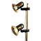 Gilt Chrome Floor Lamp with Two Positional Lights 5