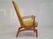 Danish Oak & Wool Rocking Chair, 1970s 16