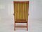Danish Oak & Wool Rocking Chair, 1970s 13