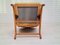 Danish Oak & Wool Rocking Chair, 1970s 4