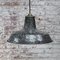 Vintage Belgian Industrial Black Speckled Enamel Pendant Light, Image 5