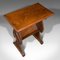 Antique English Oak Readers Stand or Side Table, 1910 7