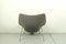 Chaise Oyster Vintage en Tissu Ploeg Gris par Pierre Paulin pour Artifort Kvadrat 9