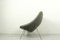 Vintage Oyster Chair in Grey Ploeg Fabric by Pierre Paulin for Artifort Kvadrat 6