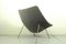 Vintage Oyster Chair in Grey Ploeg Fabric by Pierre Paulin for Artifort Kvadrat, Image 3