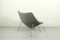 Vintage Oyster Chair in Grey Ploeg Fabric by Pierre Paulin for Artifort Kvadrat, Image 7