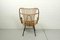 Metal and Rattan Terrace or Lounge Chair from Rohé Noordwolde, 1960s 7