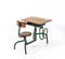 Vintage Industrial One Seat School Desk by Jean Prouvé 5