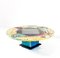 Modernist Hand-Painted Coffee Table by René De Lannoy, 1970s, Image 1
