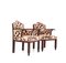 Art Deco Amsterdam School Walnut Armchairs from FA. Drilling Amsterdam, Set of 2, Image 4