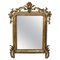 Antique Carved and Gilded Wood Wall Mirror, 1840s, Image 1