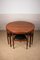 Danish Teak Extendable Dining Table & Chairs by Hans Olsen for Frem Rojle, Set of 5 6