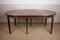 Large Scandinavian Rosewood Extendable Dining Table, 1960 8