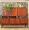 Danish Teak Cabinet with Shutters and Bar Cabinets 10