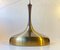 Scandinavian Modern Brass Hanging Lamp by Ejnar B. Mielby for Lyfa, 1970s 1