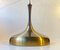 Scandinavian Modern Brass Hanging Lamp by Ejnar B. Mielby for Lyfa, 1970s, Image 1