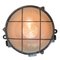 Französische Industrielle Vintage Holophane Wandlampe aus Gusseisen 2