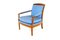 Swedish Walnut Armchair, 1960s, Image 1