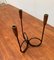 Mid-Century String Style Teak Candleholder, Image 5