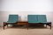 Großes modulares skandinavisches Sofa mit Gestell aus Teak & Stoffbezug von Gunnar Sørlie für Karl Sørlie & Sønner, 3er Set 1