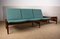 Large Scandinavian Teak and Fabric Modular Sofa by Gunnar Sørlie for Karl Sørlie & Sønner, Set of 3 6