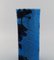 Large Azure Blue Glazed Stoneware Vase 5