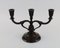 Mid-20th Century Disko Metal Candleholder from Just Andersen, Denmark 5