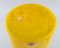 Große gelbe Kunstglasvase oder Flasche von Otto Brauer für Holmegaard, 1960er 7