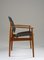 Danish Teak and Leather Chair by Arne Vodder for France & Daverkosen, Image 5