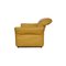 Yellow Leather Two-Seater Sofa from Koinor 13