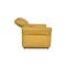 Yellow Leather Two-Seater Sofa from Koinor 11