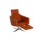 Cognac Leather Armchair from FSM Pavo 3