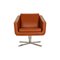 Cognac Leather Armchair from FSM Pavo 7