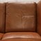 Brown Leather Lauriana 2-Seat Couch by Tobia Scarpa for B&B Italia 4