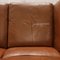 Brown Leather Lauriana 2-Seat Couch by Tobia Scarpa for B&B Italia, Image 4
