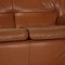 Sofá de dos plazas Lauriana de cuero marrón de Tobia Scarpa para B&B Italia, Imagen 3